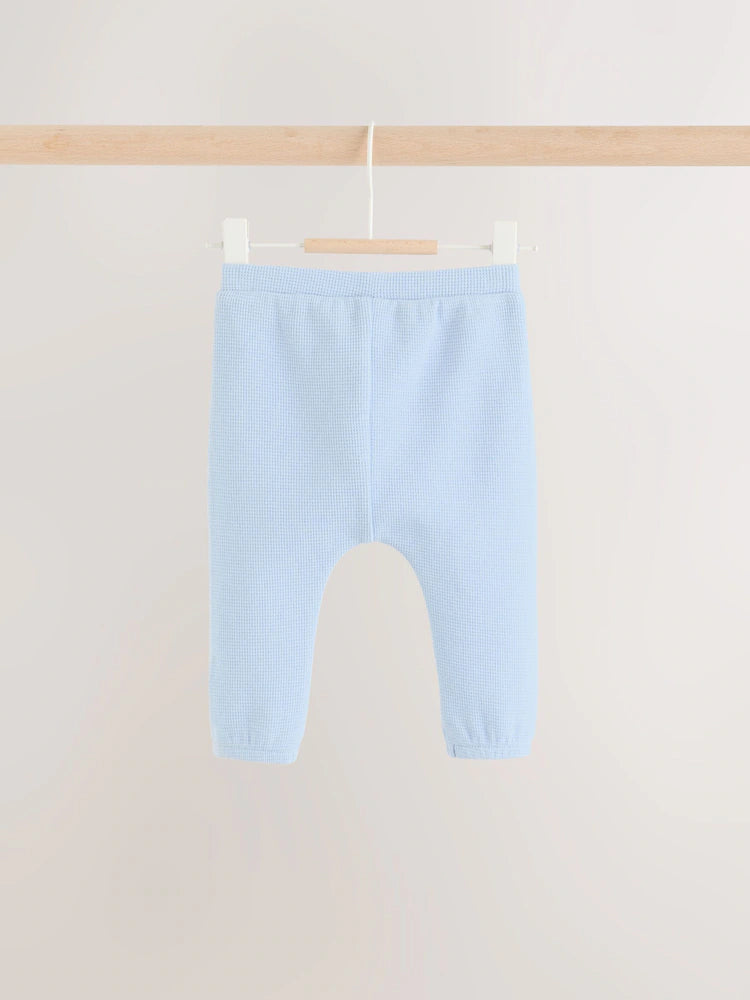 |BabyBoy| Conjunto De 6 Peças Com Blusa e Legging De Dinossauro Azul Para Bebês (0 meses a 3 anos)