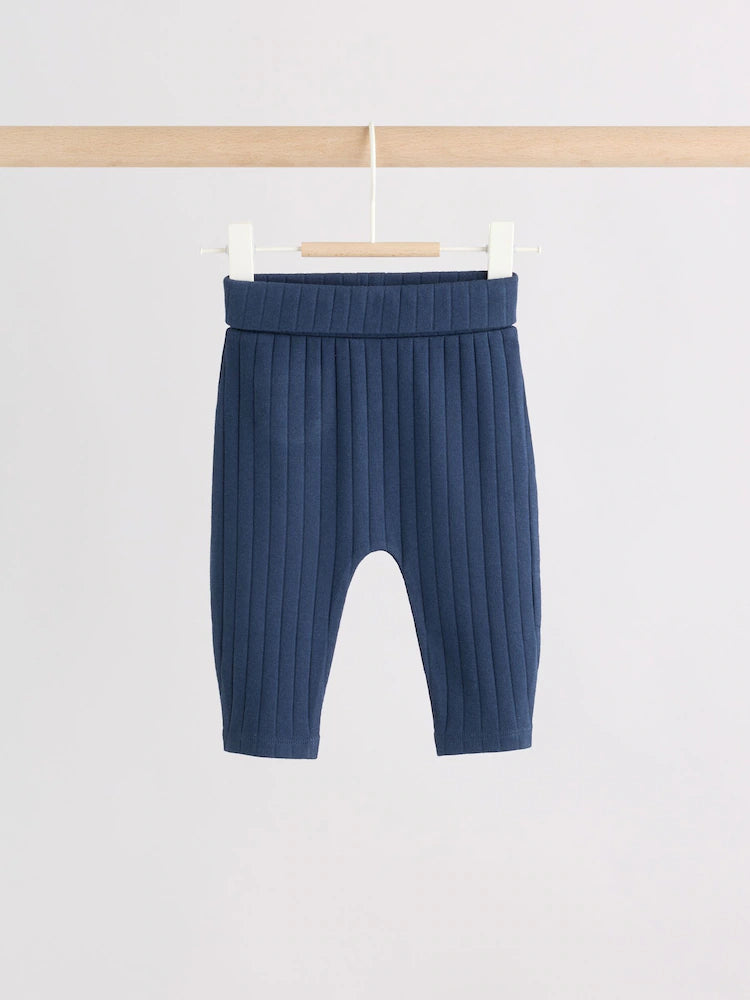 |BabyBoy| Conjunto de Body Polo e Legging para Bebê – Azul-marinho (0 meses a 2 anos)