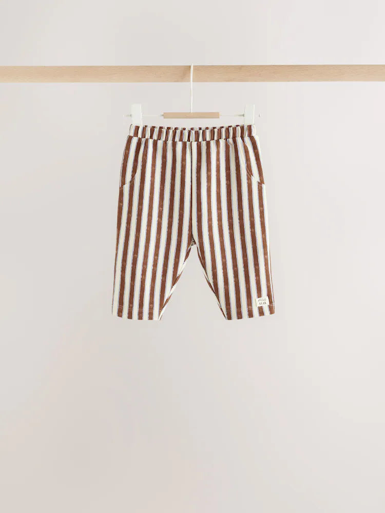 |BabyBoy| Conjunto de Bebê (Moletom e Calça) – Urso Marrom Chocolate (0 meses a 2 anos)