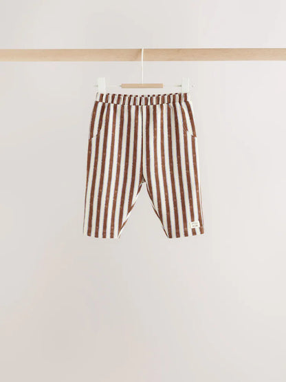 |BabyBoy| Conjunto de Bebê (Moletom e Calça) – Urso Marrom Chocolate (0 meses a 2 anos)