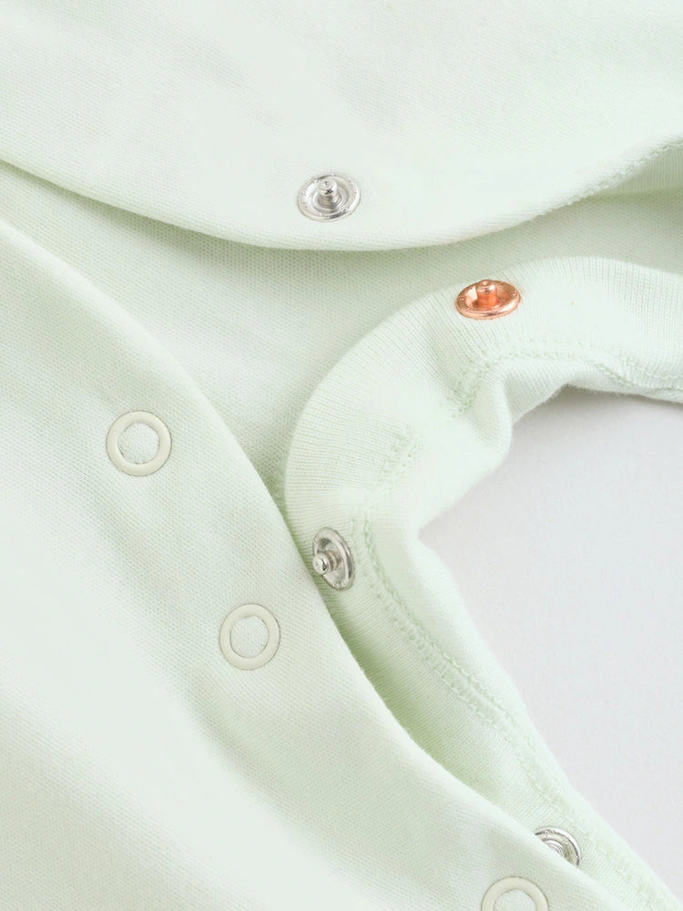 |BabyBoy| Conjunto De 3 Macacões Amarelos Do Ursinho Pooh Para Bebês (0 meses a 2 anos)