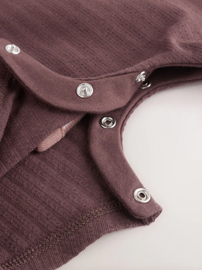 |BabyBoy| Conjunto De Bebê com Jardineira de Malha e Body – Urso Marrom (0 meses a 2 anos)