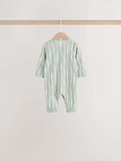 |BabyBoy| Kit com 4 Macacões de Bebé Safari em Tons Neutros (0 meses a 3 anos)