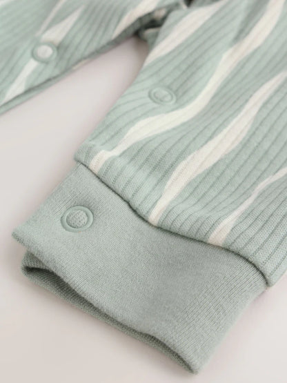 |BabyBoy| Kit com 4 Macacões de Bebé Safari em Tons Neutros (0 meses a 3 anos)