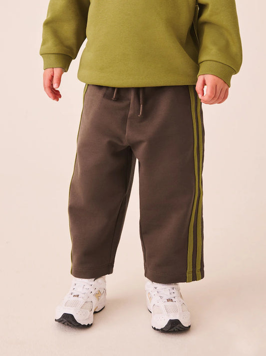 |Boy| Conjunto Jogger Verde-Oliva com Gola Careca (3 meses a 7 anos)