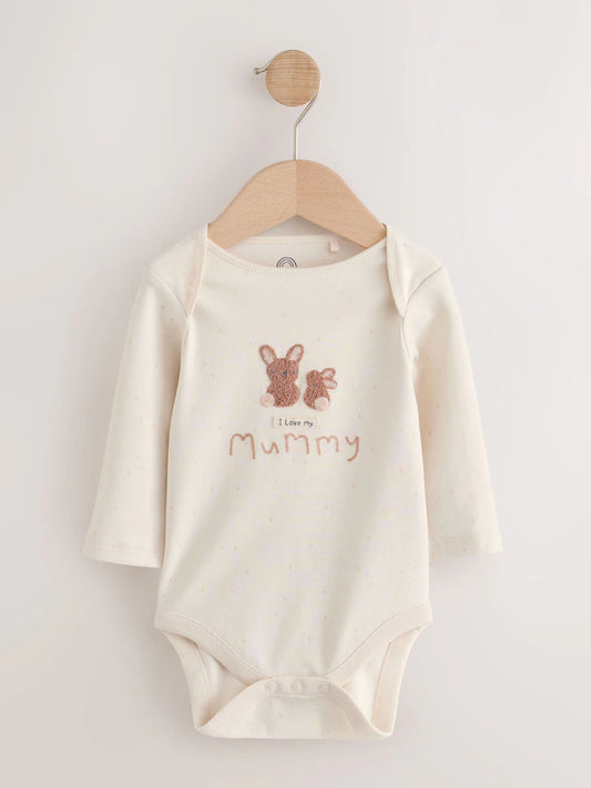 |BabyGirl| Body De Bebê Unissex De Manga Longa "I Love My Mummy"