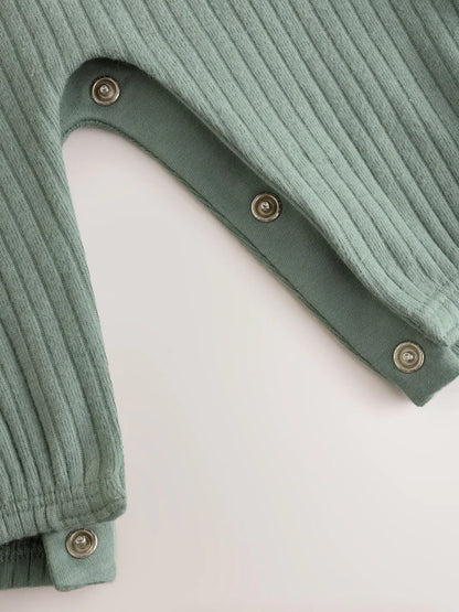 |BabyBoy| Conjunto De Jardineira e Body Verde Para Bebê (0 meses a 2 anos)