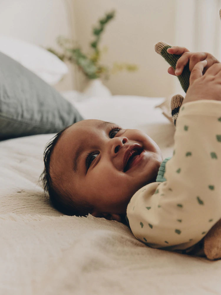 |BabyBoy| Conjunto De Jardineira e Body Verde Para Bebê (0 meses a 2 anos)