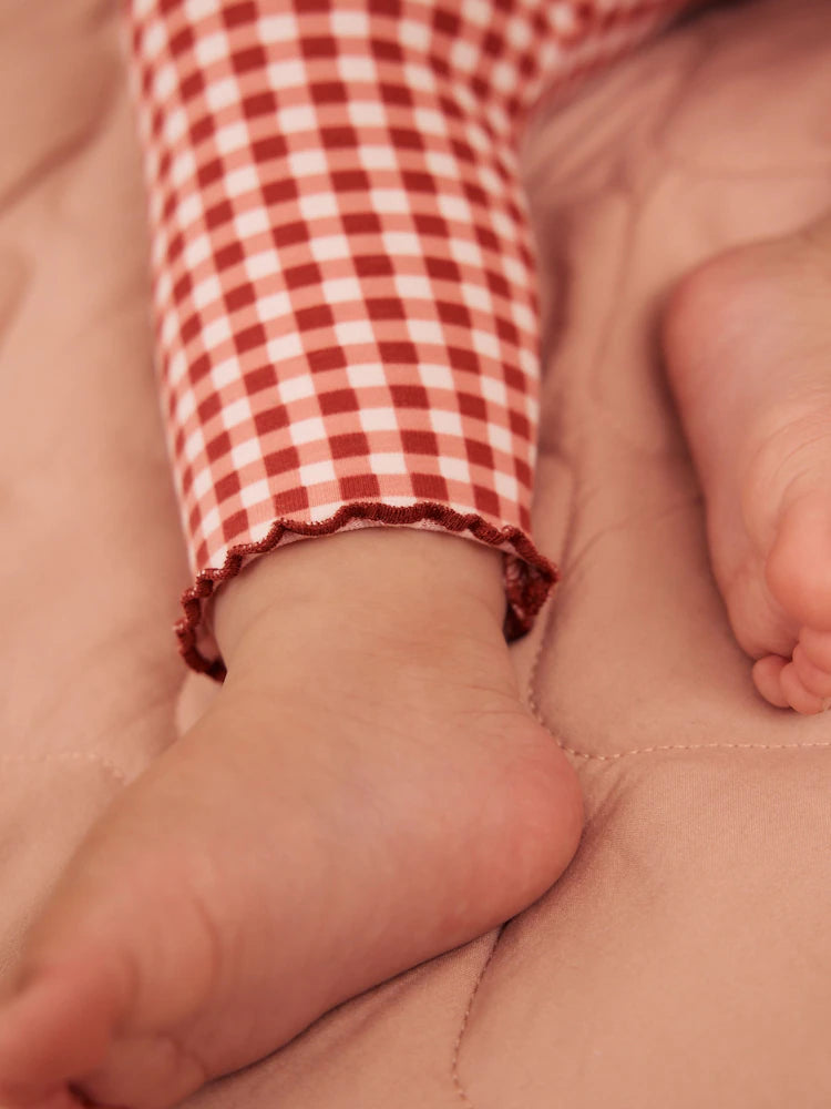 |BabyGirl| Conjunto de Moletom e Legging com Estampa de Coelhinho Rosa (0 meses a 2 anos)