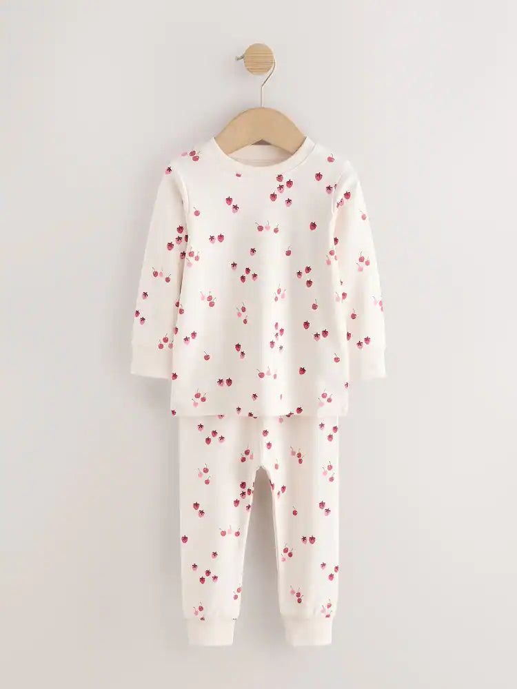 |Girl| Kit com 3 Pijamas Aconchegantes Rosa (9 meses a 12 anos)