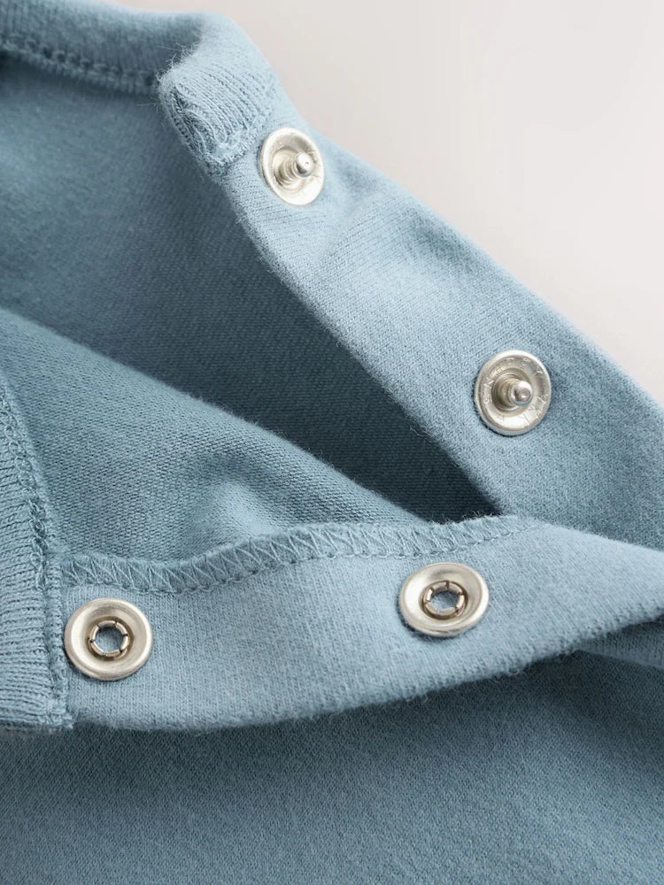 |BabyBoy| Conjunto De Blusa e Legging para Bebé com Estampado de Abóboras Azuis (0 meses a 2 anos)