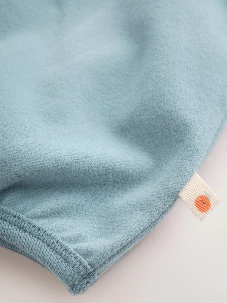 |BabyBoy| Conjunto De Blusa e Legging para Bebé com Estampado de Abóboras Azuis (0 meses a 2 anos)