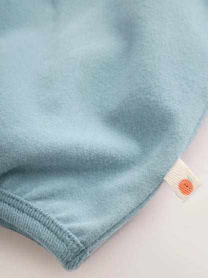 |BabyBoy| Conjunto De Blusa e Legging para Bebé com Estampado de Abóboras Azuis (0 meses a 2 anos)