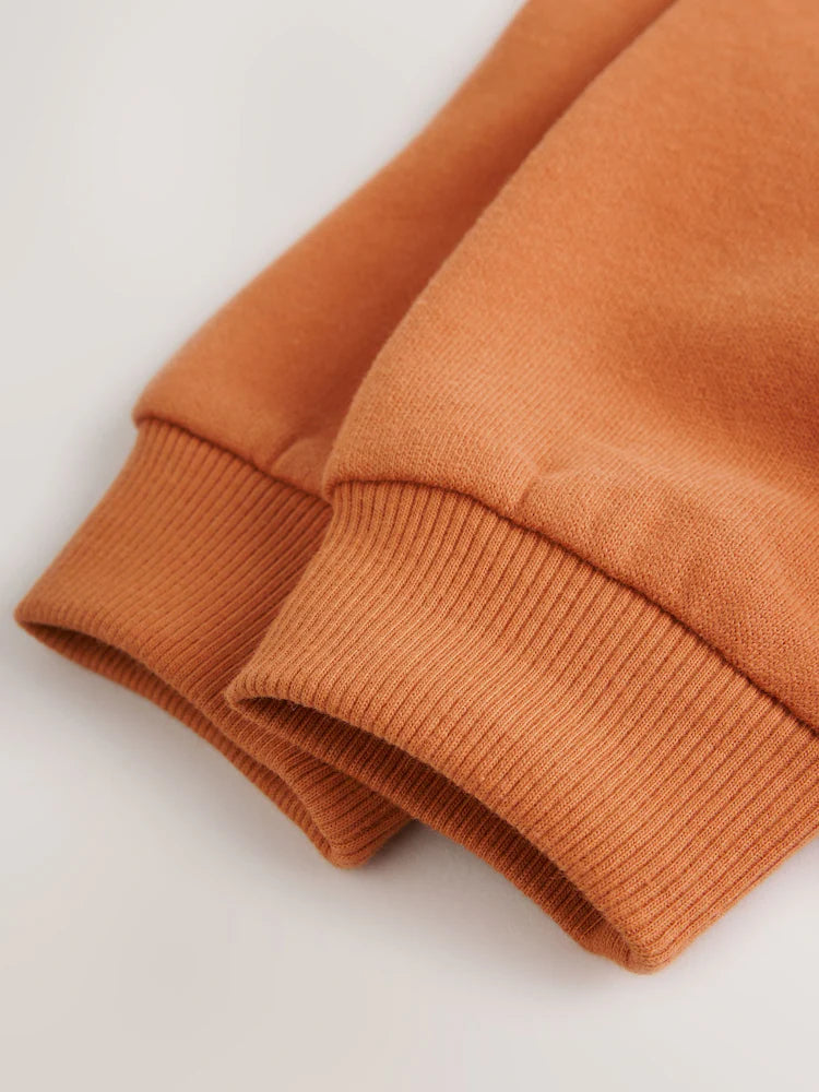 |BabyBoy| Conjunto De Moletom e Legging Para Bebê "Little Pumpkin" Laranja (0 meses a 2 anos)