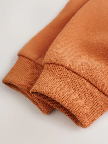 |BabyBoy| Conjunto De Moletom e Legging Para Bebê "Little Pumpkin" Laranja (0 meses a 2 anos)