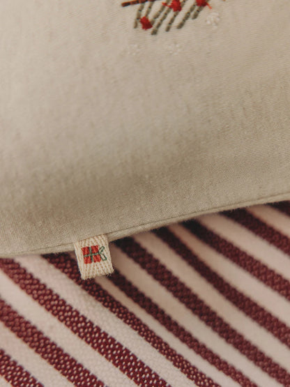 |BabyBoy| Macacão De Dormir Com Personagem Natalino Creme Para Bebês (0 meses a 3 anos)