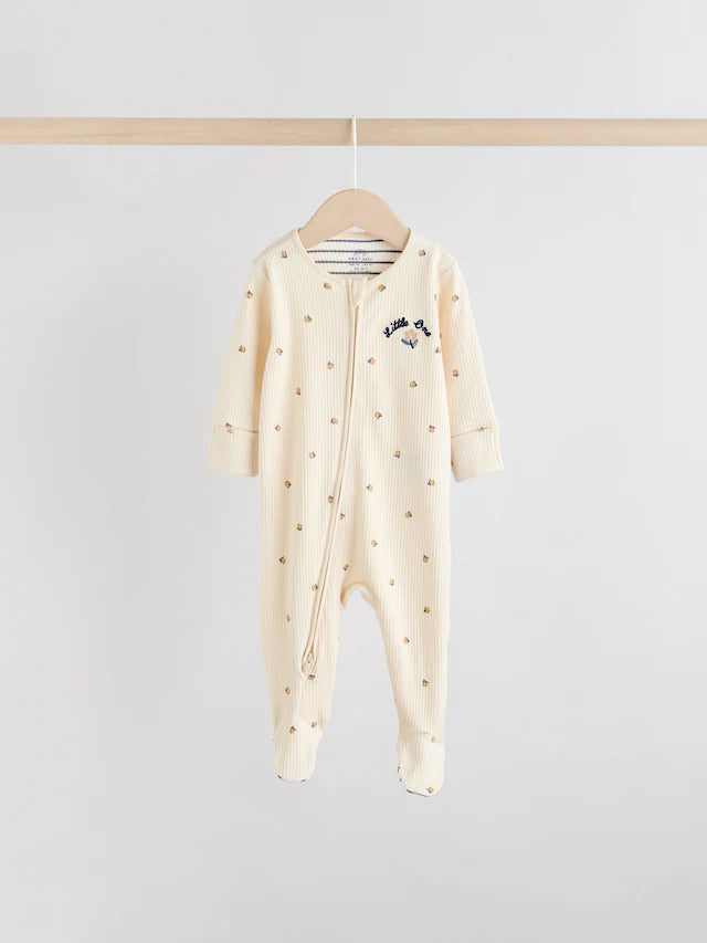 |BabyBoy| Pacote Com 3 Macacões Com Zíper Bidirecional Blue Baby