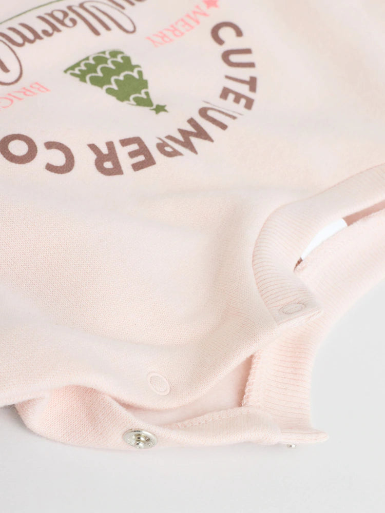 |BabyGirl| Conjunto De 2 Peças De Suéter e Calça Rosa Para Bebê (0 meses a 2 anos)