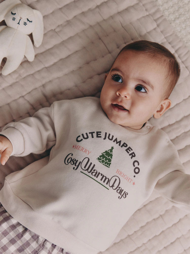 |BabyGirl| Conjunto De 2 Peças De Suéter e Calça Rosa Para Bebê (0 meses a 2 anos)