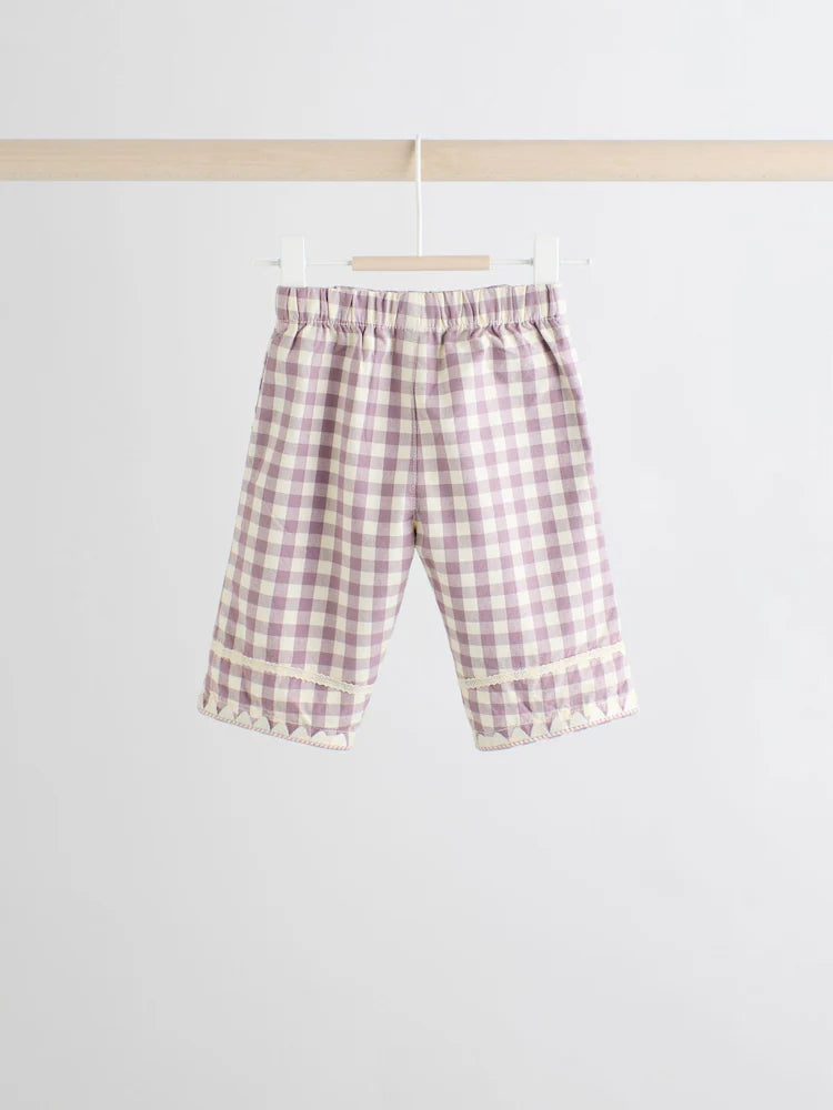 |BabyGirl| Conjunto De 2 Peças De Suéter e Calça Rosa Para Bebê (0 meses a 2 anos)