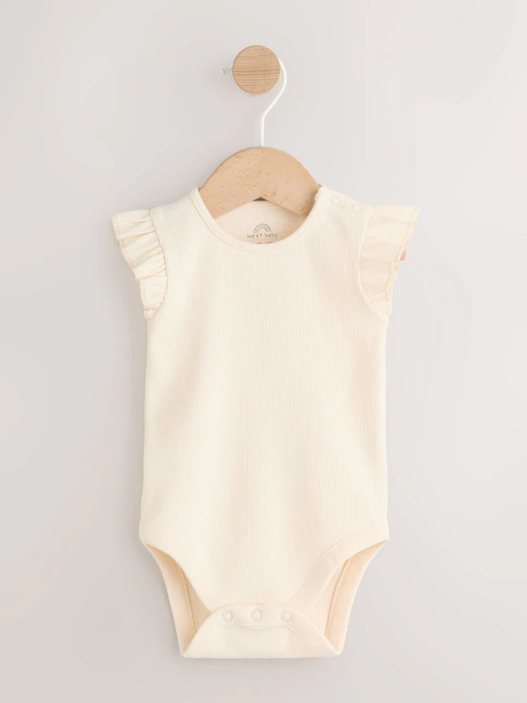 |BabyGirl| Conjunto De Jardineira e Body Amarelo Com Estampa Floral Miúda Para Bebês (2 peças, de 0 meses a 3 anos)