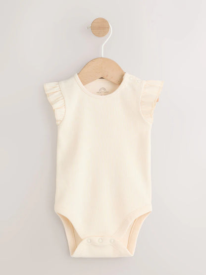 |BabyGirl| Conjunto De Jardineira e Body Amarelo Com Estampa Floral Miúda Para Bebês (2 peças, de 0 meses a 3 anos)