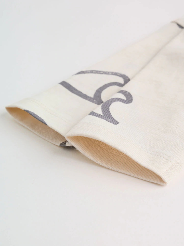 |BabyBoy| Conjunto De 6 Peças Para Bebê Com Estampa De Palmeiras Em Preto e Branco (0 meses a 3 anos)