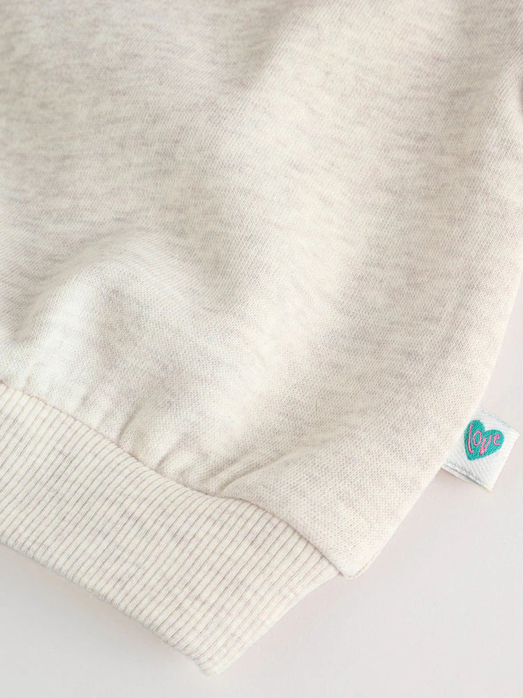 |BabyGirl| Conjunto De Moletom e Leggings Para Bebê Nas Cores Verde e Cinza (2 peças, de 0 meses a 2 anos).