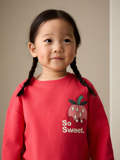 |Girl| Conjunto De Blusa De Manga Comprida e Legging Rosa Vibrante (3 meses a 7 anos) anos) (Copy)