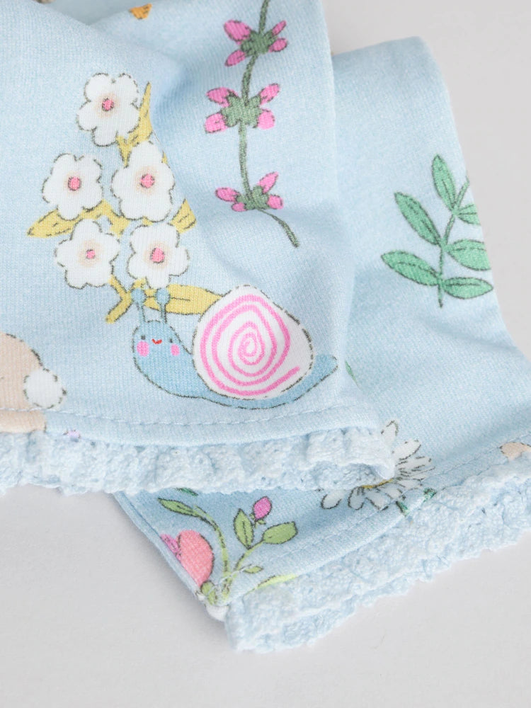 |BabyGirl| Conjunto De 2 Peças Para Bebê, Modelo Fairy, Com Blusa De Manga Curta e Calça Legging Na Cor Cru (0 meses a 2 anos)