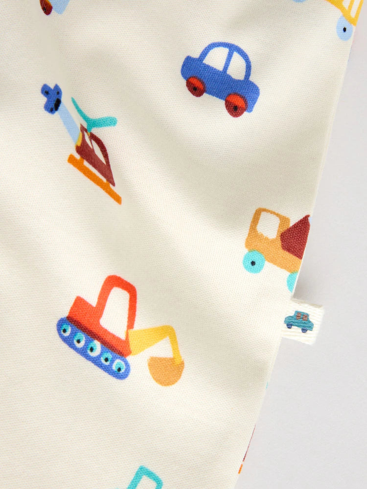 |BabyBoy| Conjunto De 5 Macacões De Dormir Para Bebês Com Zíper Duplo (0 meses a 3 anos)