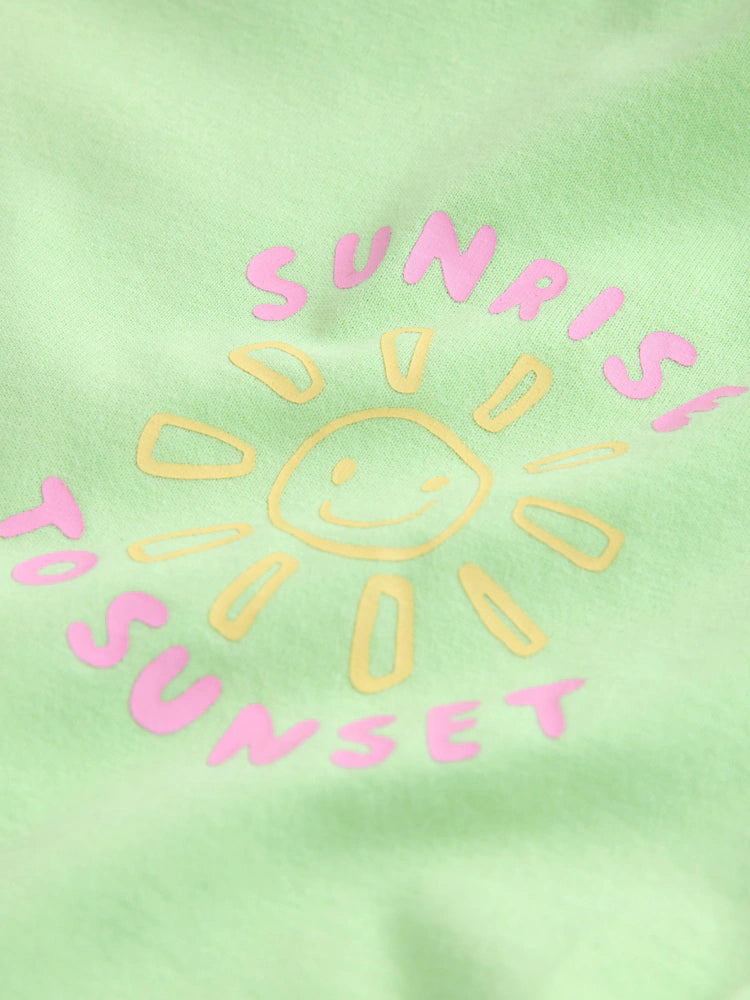 |Girl| Conjunto De 4 Camisetas Em Tons Pastel (3 meses a 7 anos)