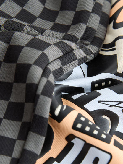 |Boy| Conjunto De Moletom Gola Redonda e Calça jogger Cor Cru (3 meses a 7 anos)