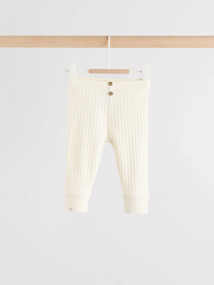 |BabyBoy| Conjunto Infantil Hello World, Composto Por Blusa e Calça Legging Creme (0-18 meses)