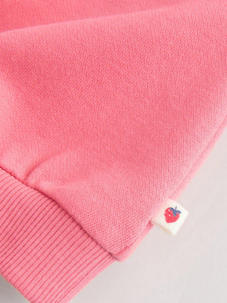 |BabyGirl| Conjunto De Moletom e Leggings Para Bebê Com Estampa De Morango Vermelho (2 peças, de 0 meses a 2 anos)