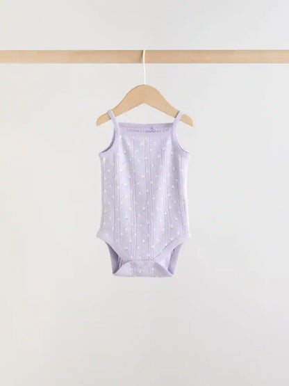 |BabyGirl| Conjunto De 5 Bodies Roxos Para Bebês