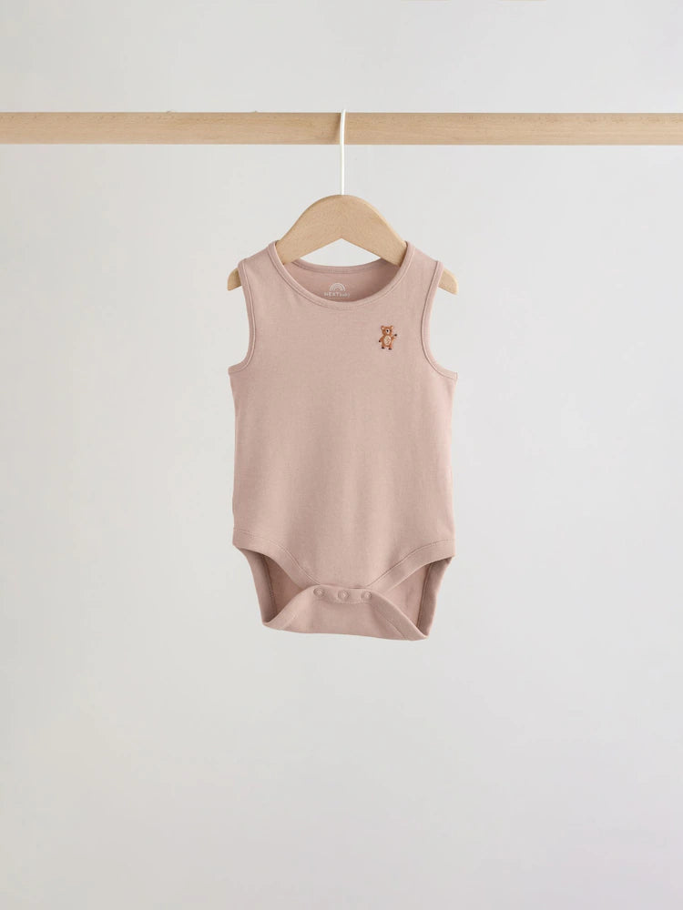 |BabyBoy| Conjunto De 5 Bodies Para Bebê Com Estampa Mini Azul Turquesa