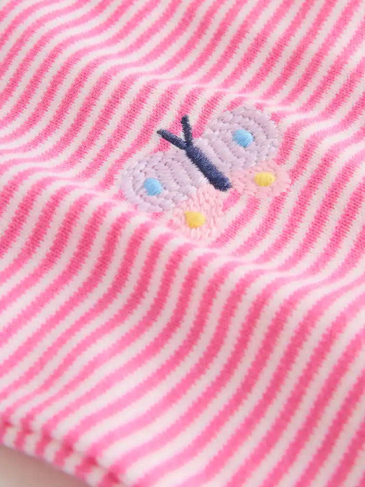 |BabyGirl| Conjunto De 3 Macacões De Dormir Rosa Para Bebês (0 meses a 2 anos)