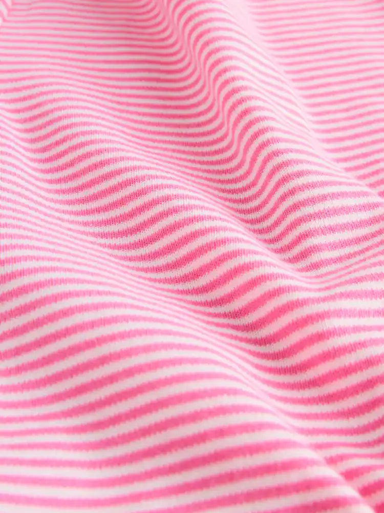 |BabyGirl| Conjunto De 3 Macacões De Dormir Rosa Para Bebês (0 meses a 2 anos)