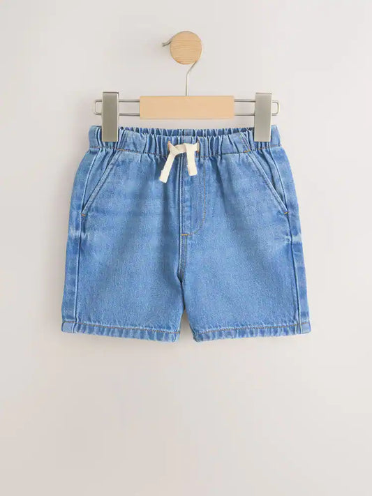 |Boy| Calções Folgados Azul-Escuros (3 meses a 7 anos)