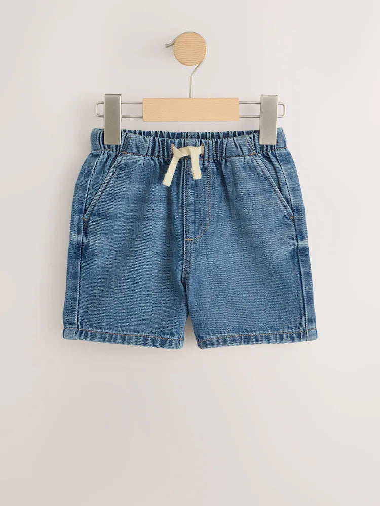 |Boy| Calções Folgados Azul-Escuros (3 meses a 7 anos)