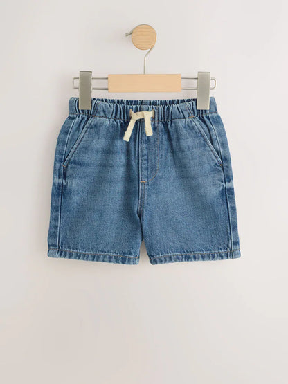 |Boy| Calções Folgados Azul-Escuros (3 meses a 7 anos)