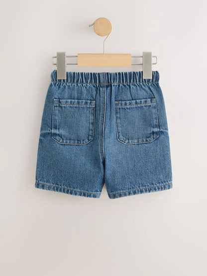 |Boy| Calções Folgados Azul-Escuros (3 meses a 7 anos)