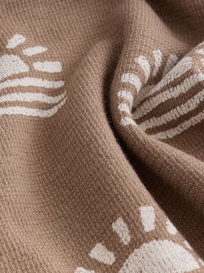 |Boy| Conjunto De Camiseta De Manga Curta e Shorts Com Estampa Total Brown Sun (3 meses a 7 anos)