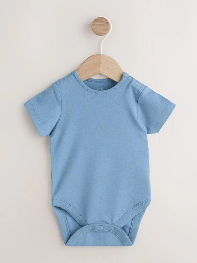 |BabyBoy| Conjunto De Jardineira e Body Listrados Azuis (0 meses a 2 anos)