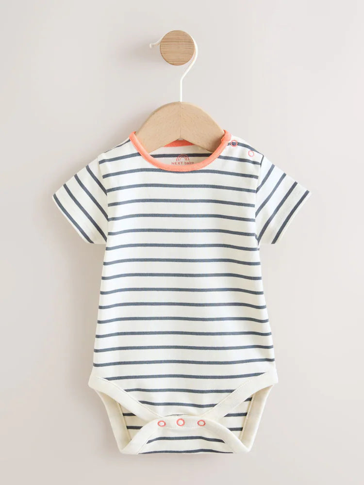 |BabyGirl| Conjunto De Bebê Com Jardineira e Body Estampa de Fazenda Azul (0 meses a 2 anos)