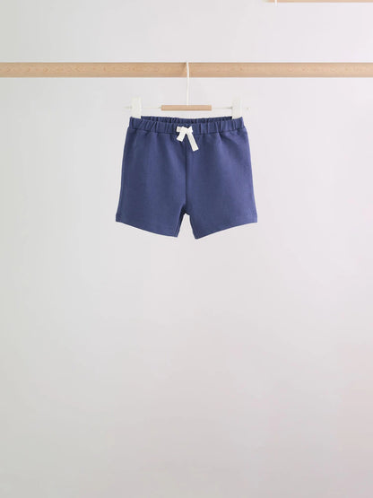 |BabyBoy| Conjunto De Bebê Com Estampa De Ursinhos Azuis, Composto Por Blusa e Shorts, 6 peças (0 meses a 3 anos)