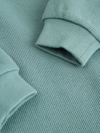 |BabyBoy| Conjunto Infantil Verde Com Blusa De Manga Comprida e Shorts (0 meses a 2 anos)