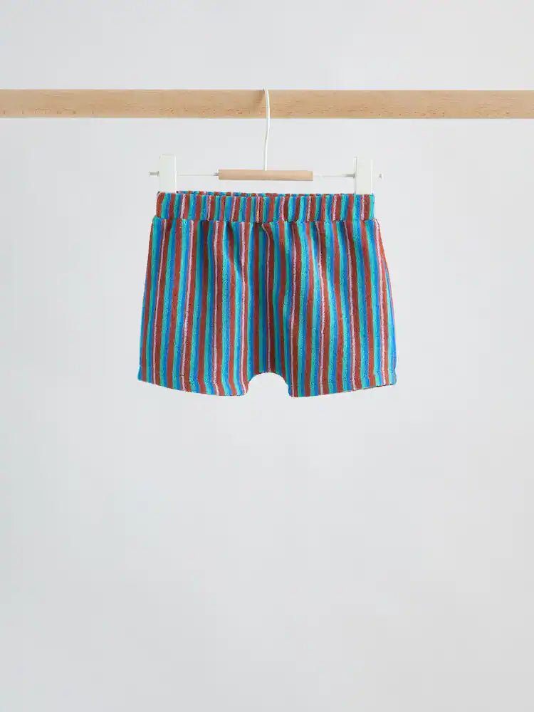 |BabyBoy| Conjunto Infantil Com Blusa e Shorts Estampados Com Pimentas Em Tons Neutros (0 meses a 2 anos)
