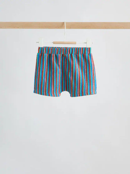|BabyBoy| Conjunto Infantil Com Blusa e Shorts Estampados Com Pimentas Em Tons Neutros (0 meses a 2 anos)